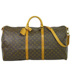 Louis Vuitton Keepall Bandouliere 60 Monogram 2-Way Boston Bag