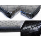 Chanel Bicolor Wallet Zipper External Repair Leather Black — view 5