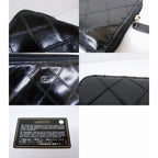 Chanel Bicolor Wallet Zipper External Repair Leather Black — view 6