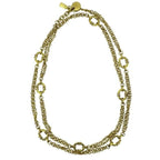 Yves Saint Laurent 2-ring Necklace Accessories Jewelry Small