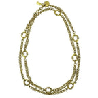 Yves Saint Laurent 2-ring Necklace Accessories Jewelry Small — view 2