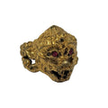 Gucci Ring Monkey Head Plated Gold