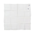 Hermes Jacquard Logo All Over Pattern Handkerchief Chief Cotton 100%