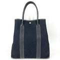 Hermes Shoulder Bag Garden File MM Leather Black