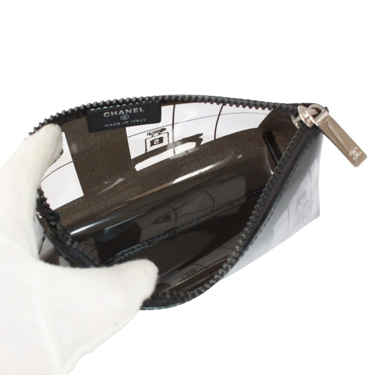 Chanel Windows Pouch Black — view 7