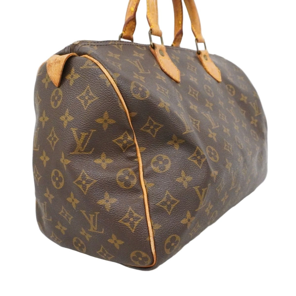 Louis Vuitton Handbag Monogram Speedy 35 Brown — view 2