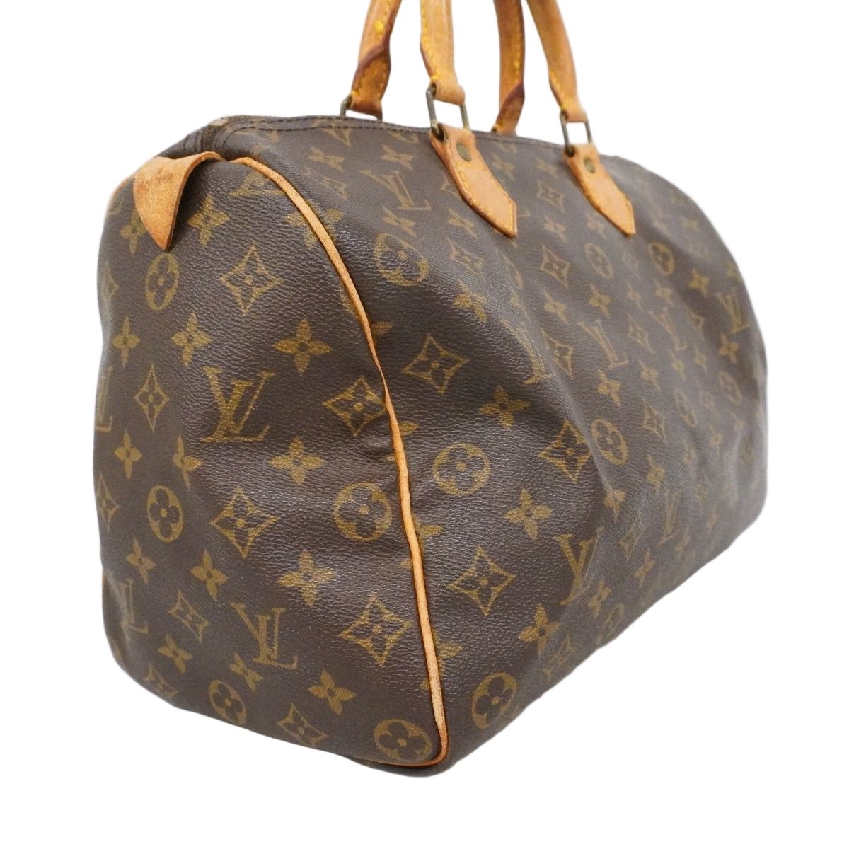 Louis Vuitton Handbag Monogram Speedy 35 Brown — view 2