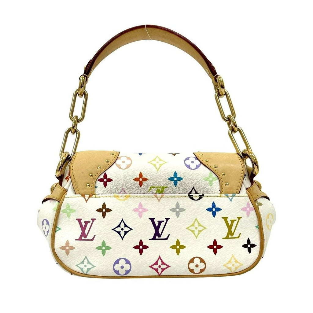 Louis Vuitton Marilyn Monogram Multicolor Leather Shoulder Bag Blanc White — view 3