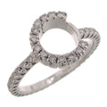 Gucci Diamond Halo White Gold Ring