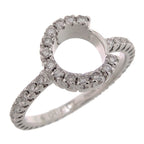 Gucci Diamond Halo White Gold Ring — view 2