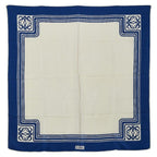 Loewe Anagram Ivory Blue Silk