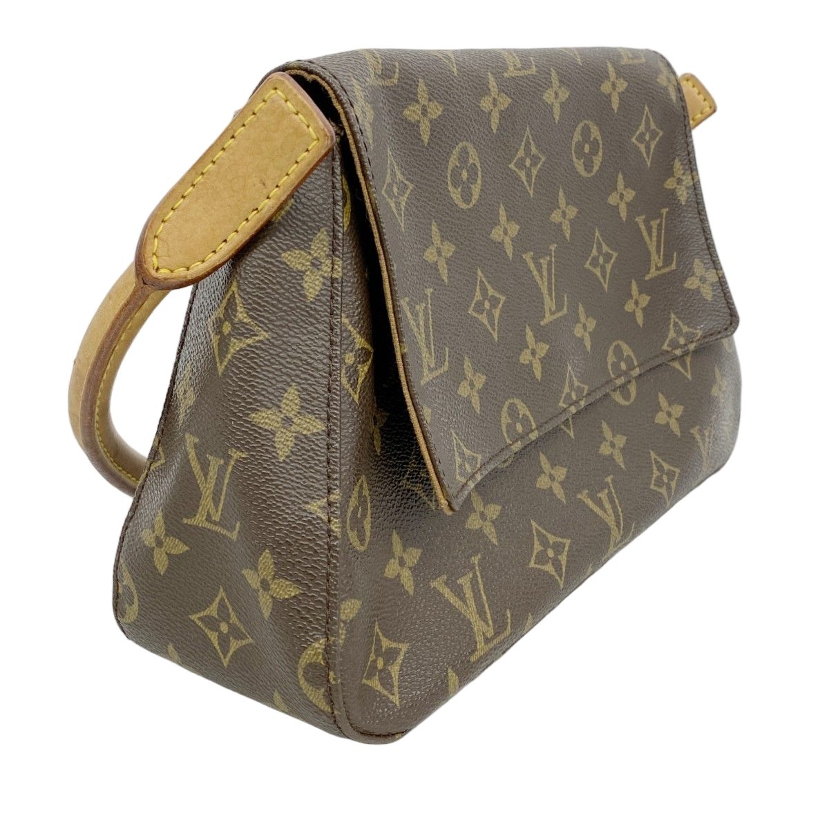 Louis Vuitton Shoulder Bag Monogram Mini Looping Brown — view 2