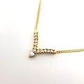 Dior Stone Necklace Gold