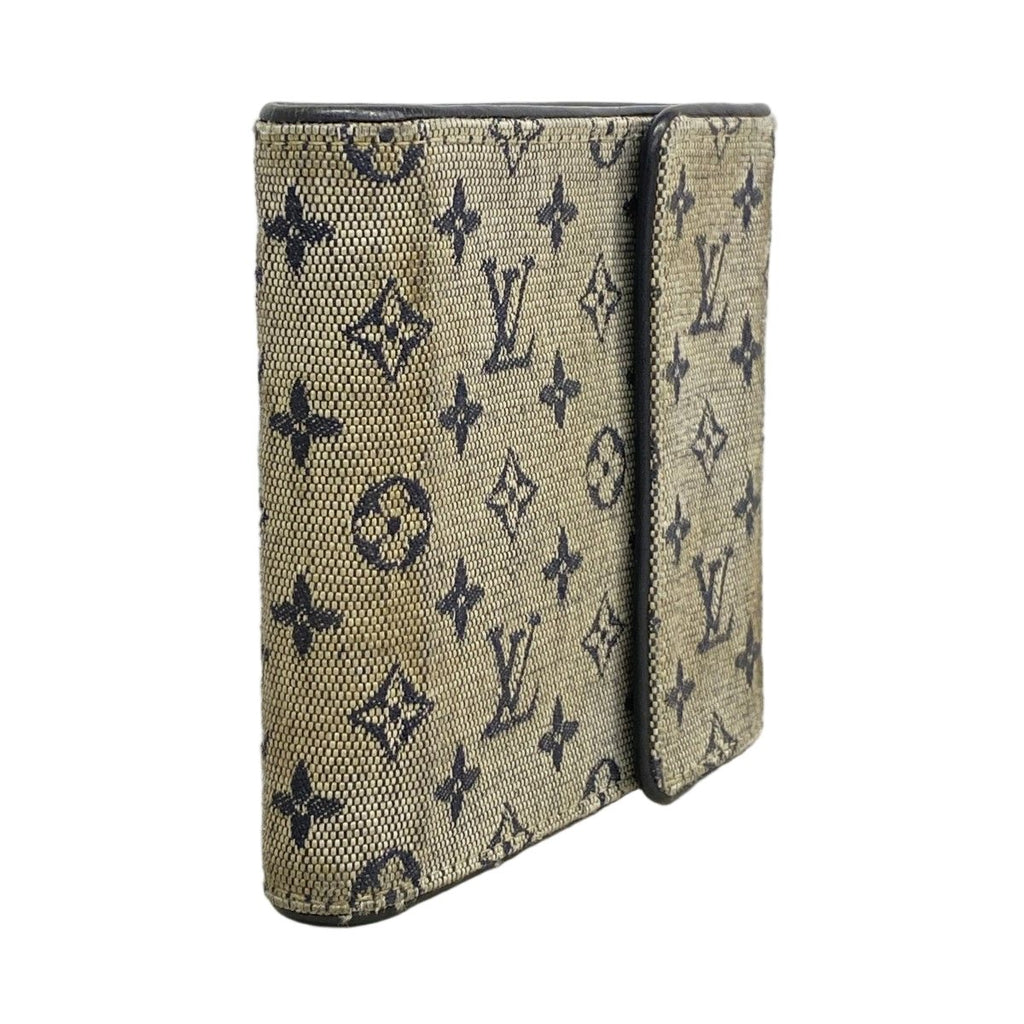Louis Vuitton Wallet Monogram Mini Portobiert Cles Blue — view 2