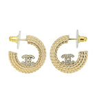 Chanel Hoop Earrings — view 2