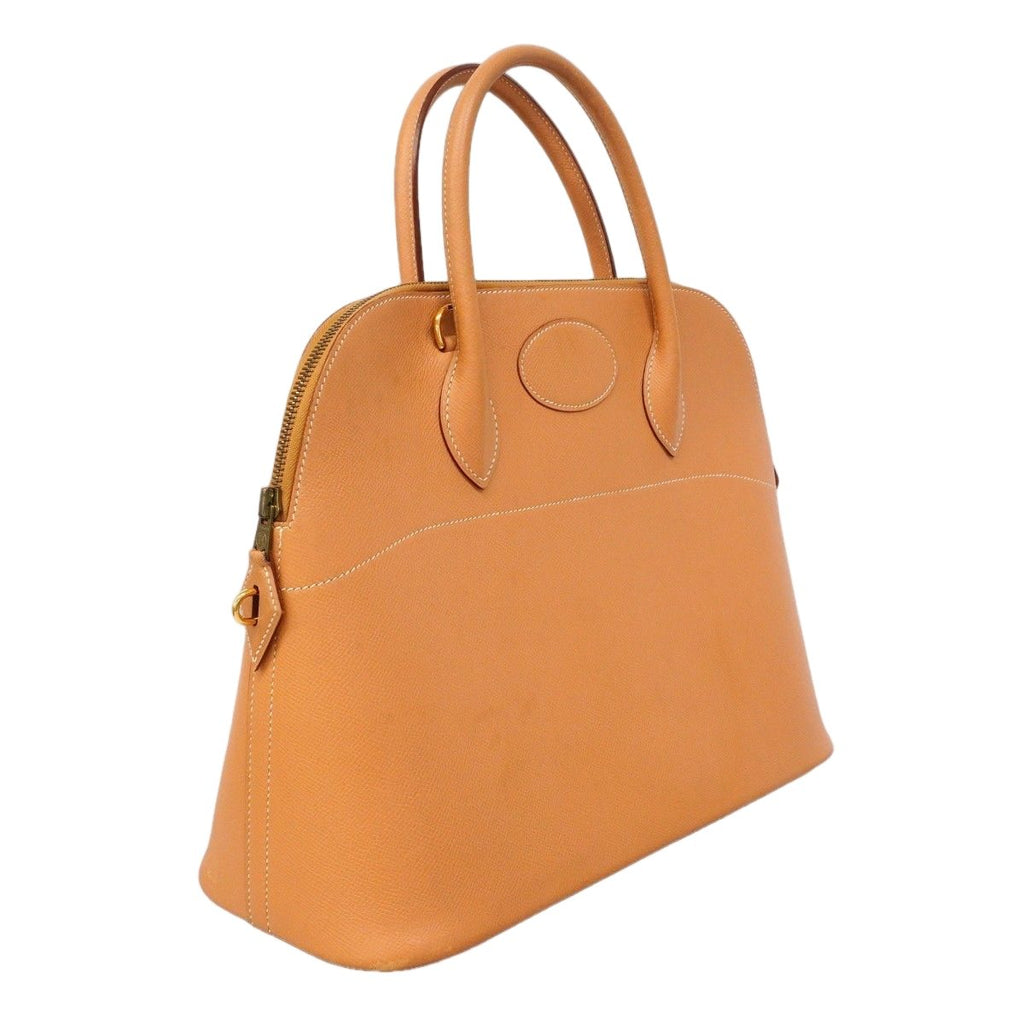 Hermes Handbag Bolide 35 Courchevel Natural Sable Gold — view 2