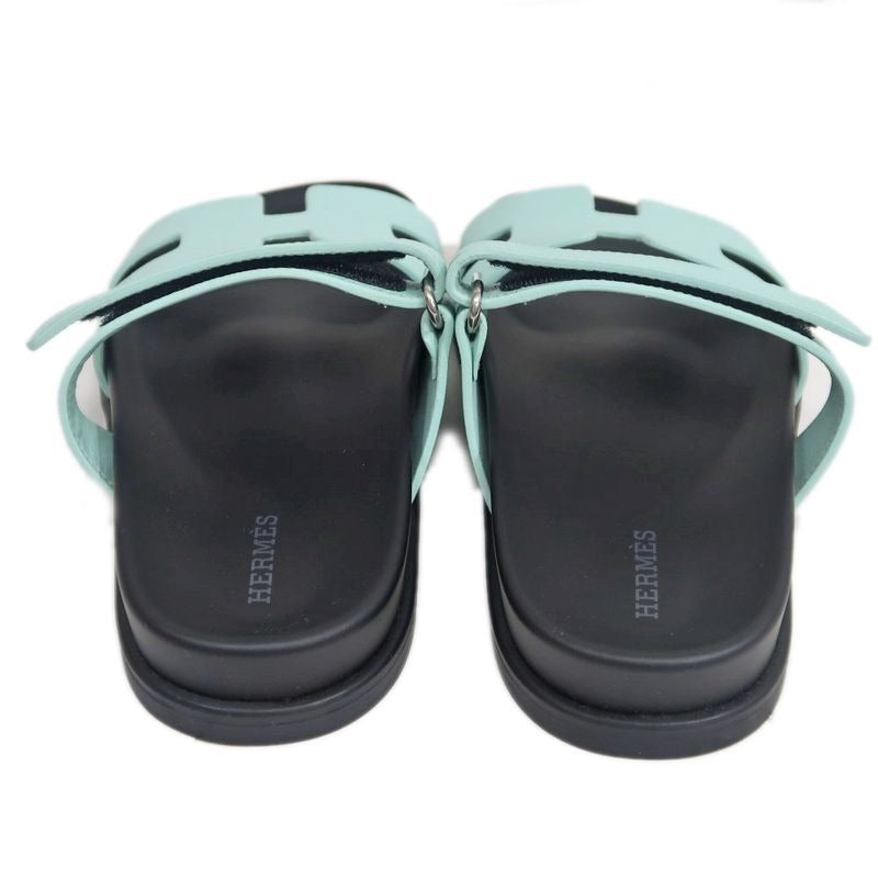 Hermes Chypre Sandals Size 36 Blue Crystal Black Apparel — view 6