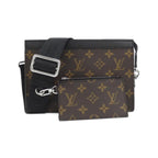 Louis Vuitton Monogram Macassar Gaston Wearable Wallet Shoulder Bag