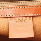 Celine Tote Macadam Dark Brown Canvas Leather — view 4
