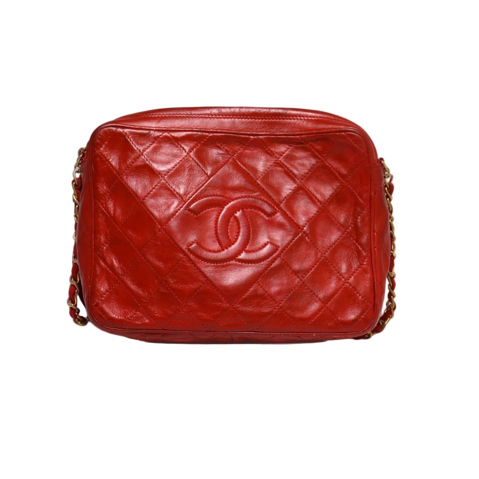 Chanel Lambskin Quilted Chain Shoulder
