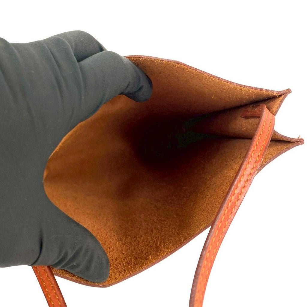 Hermes Vintage Box Calf Leather Mini Shoulder Bag Pochette — view 9