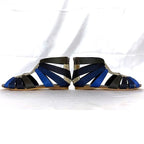 Christian Dior Gurkha Sandals Silver Blue Navy — view 7