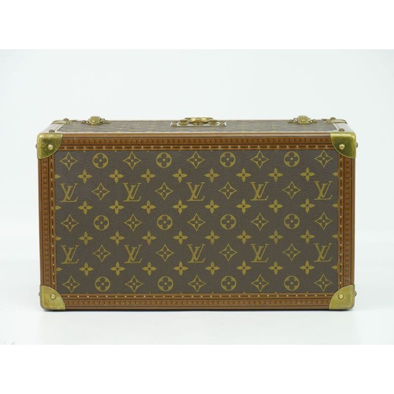 Louis Vuitton Bois Bouteille Monogram Makeup Box Vanity Case Brown — view 3