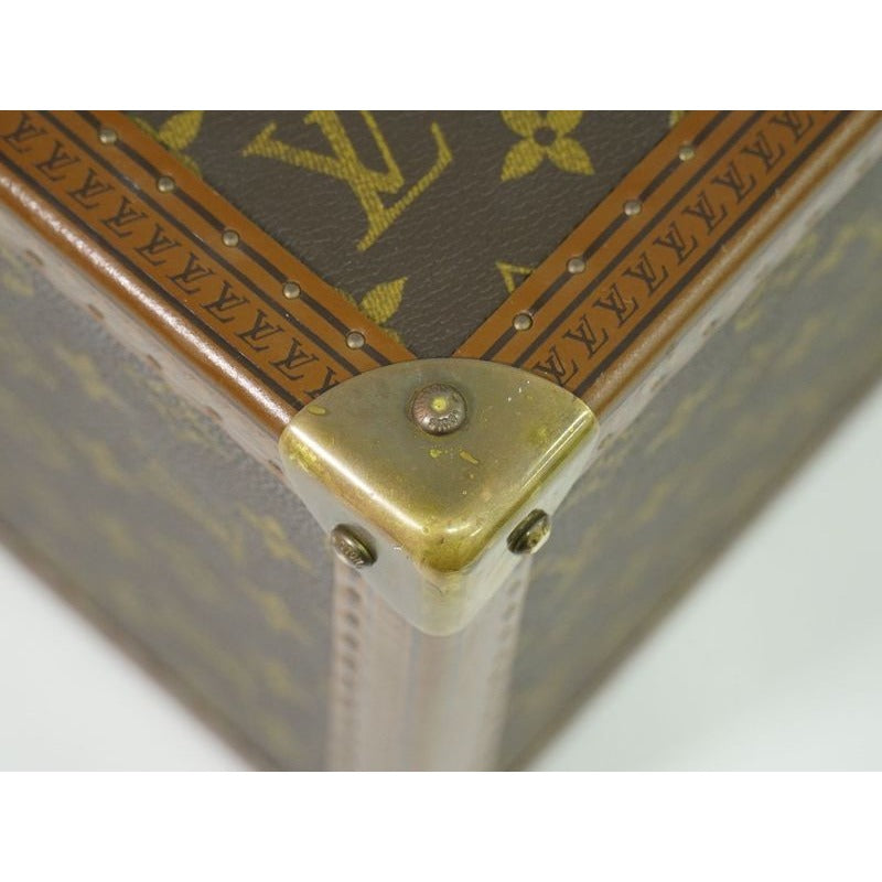 Louis Vuitton Bois Bouteille Monogram Makeup Box Vanity Case Brown — view 4