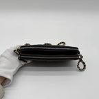 Chanel Super Chain Wallet Shoulder Bag Quilted Lambskin CC Logo Gold Leather — view 5