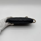 Chanel Super Chain Wallet Shoulder Bag Quilted Lambskin CC Logo Gold Leather — view 6