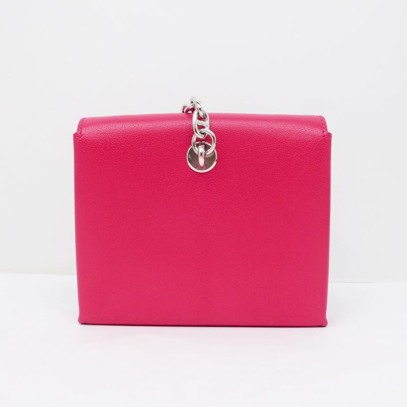 Hermes Chaine D'ancre Compact Wallet Chevre Pink — view 2