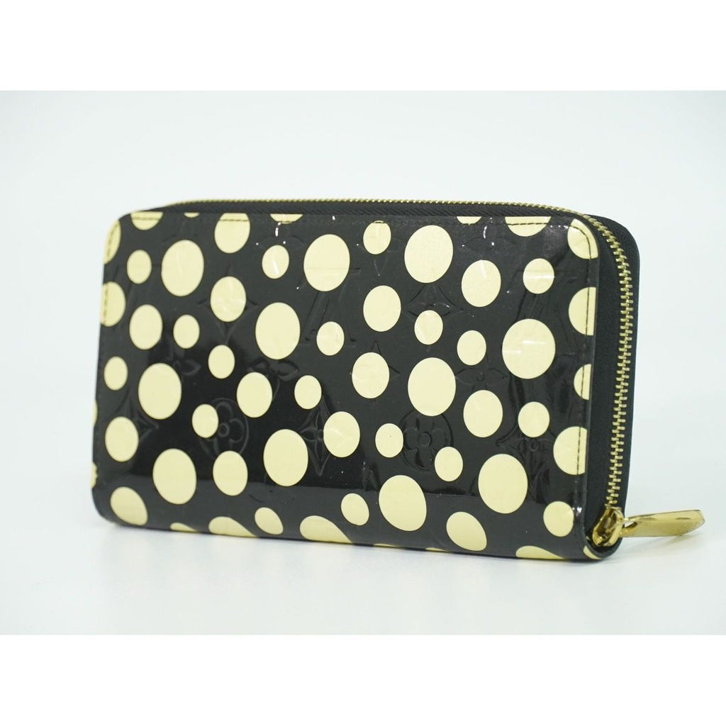 Louis Vuitton LV Zippy Wallet Monogram Vernis Dot Infinity Yayoi Kusama Black — view 2