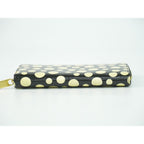 Louis Vuitton LV Zippy Wallet Monogram Vernis Dot Infinity Yayoi Kusama Black — view 3