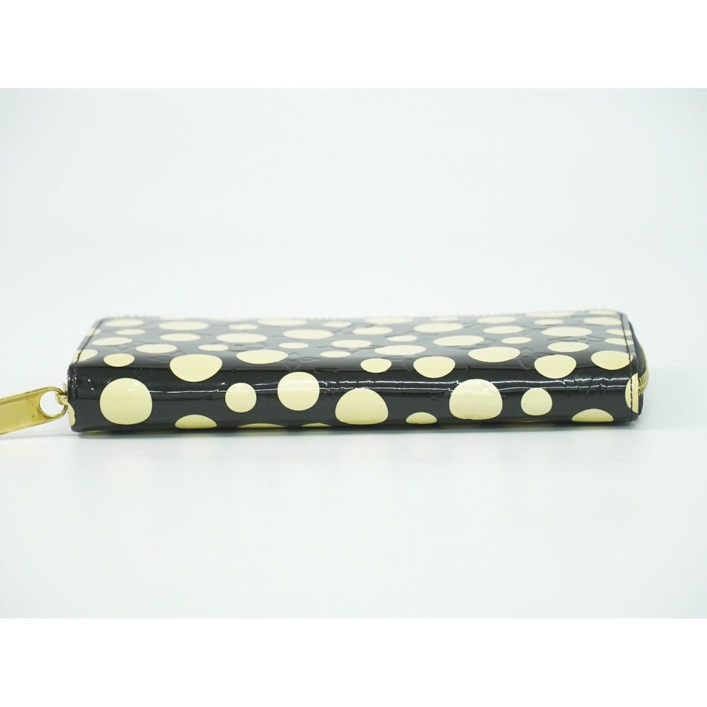 Louis Vuitton LV Zippy Wallet Monogram Vernis Dot Infinity Yayoi Kusama Black — view 3