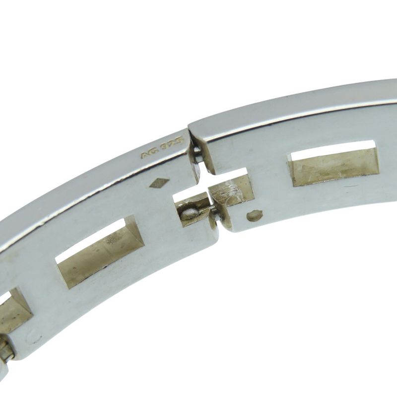 Hermes Vintage H Motif Silver 925 Bracelet Bangle Accessory 0912 — view 5
