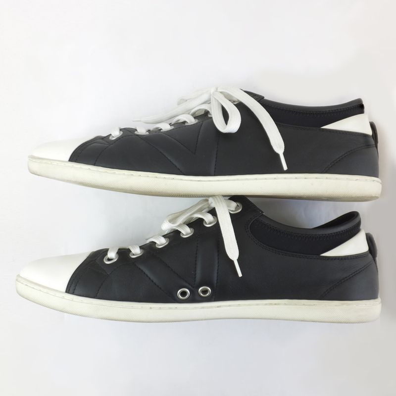 Louis Vuitton Low Cut Sneakers Black Size 7.5 — view 7