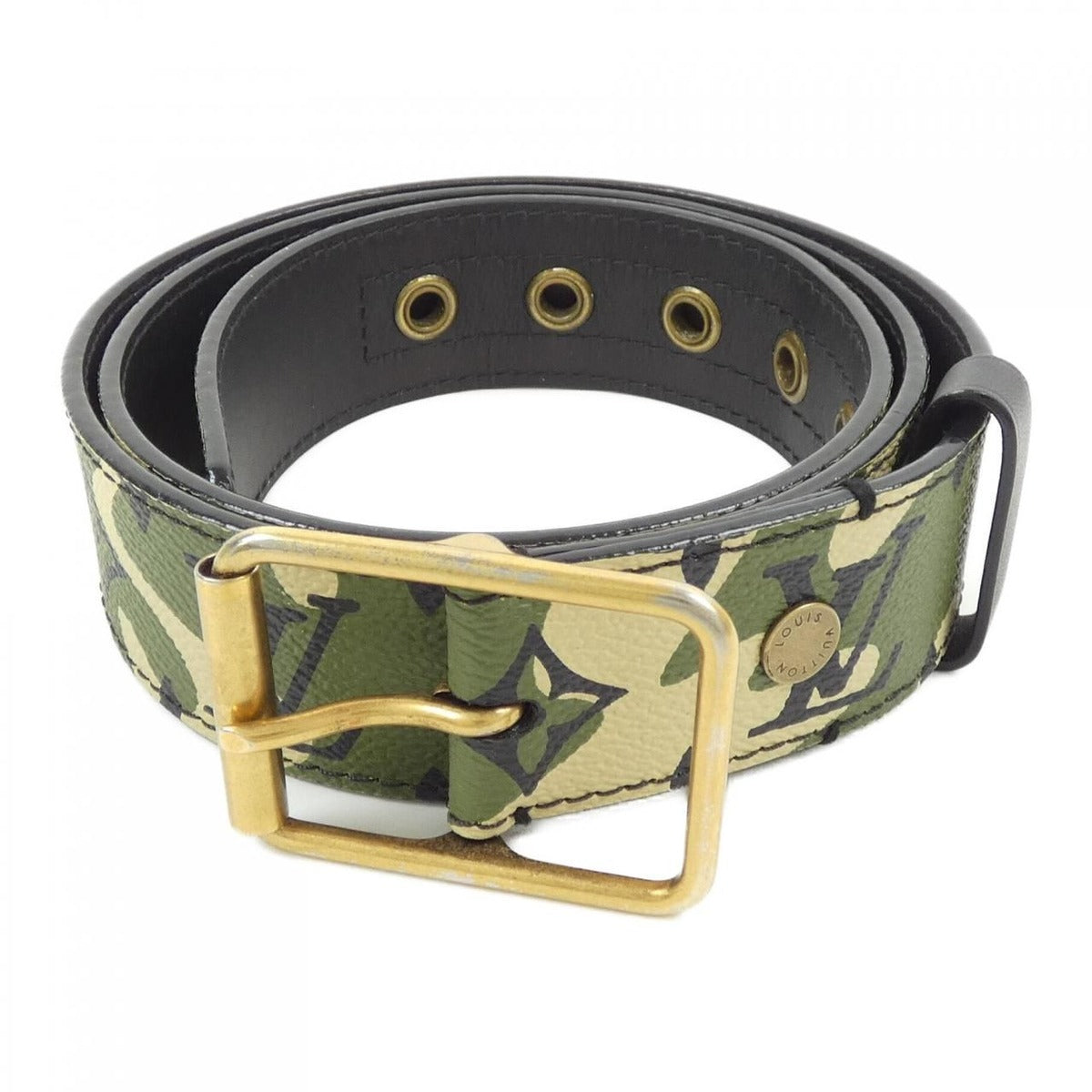 Louis Vuitton Suntulle Monogram Moflage 35 mm Takashi Murakami M9646 Belt
