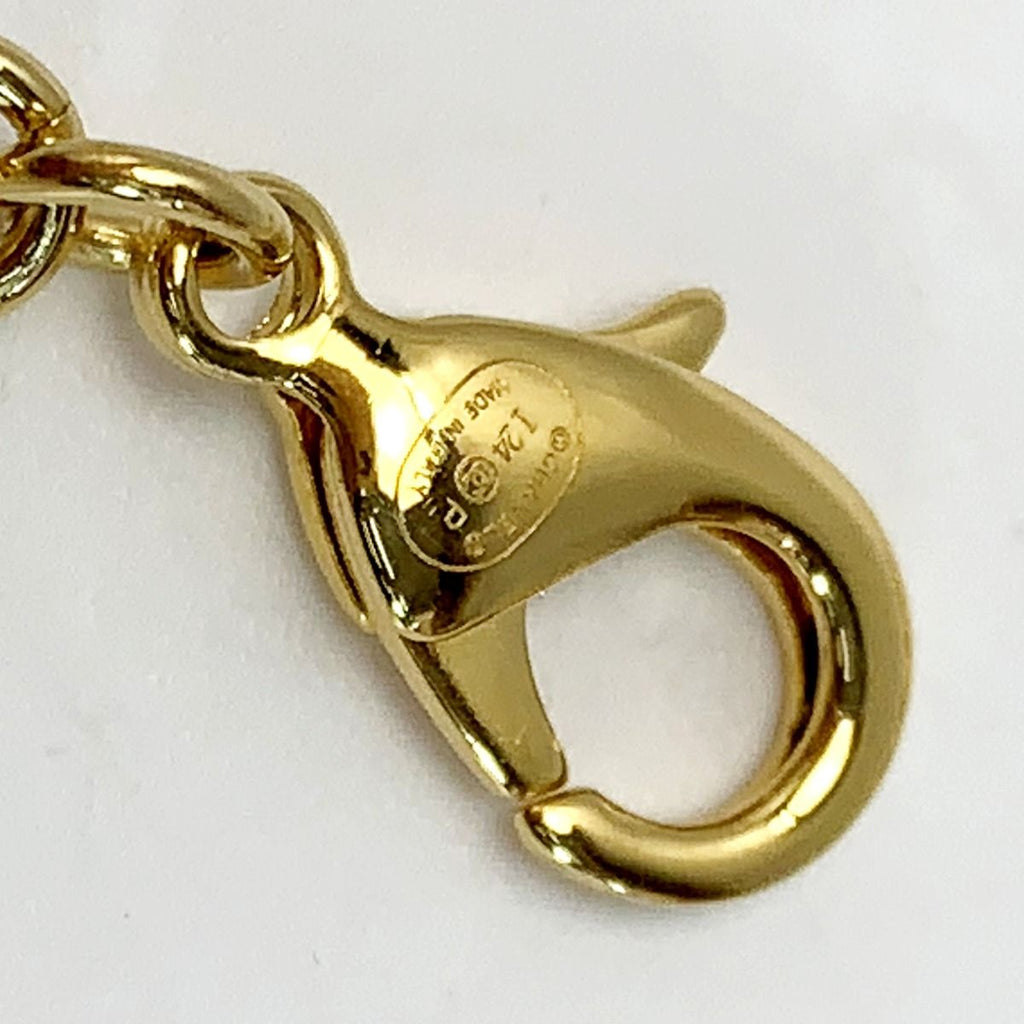 Chanel No5 Denim Plated I24 P Gold Blue Accessory Necklace — view 7