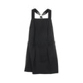 Prada Dress Back Cles Suspender Gabardine Mini Wool Jumper Skirt Sweater