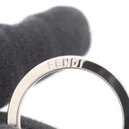 Fendi Key Holder FF Square Zucca Black Ring — view 3