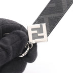Fendi Key Holder FF Square Zucca Black Ring — view 4