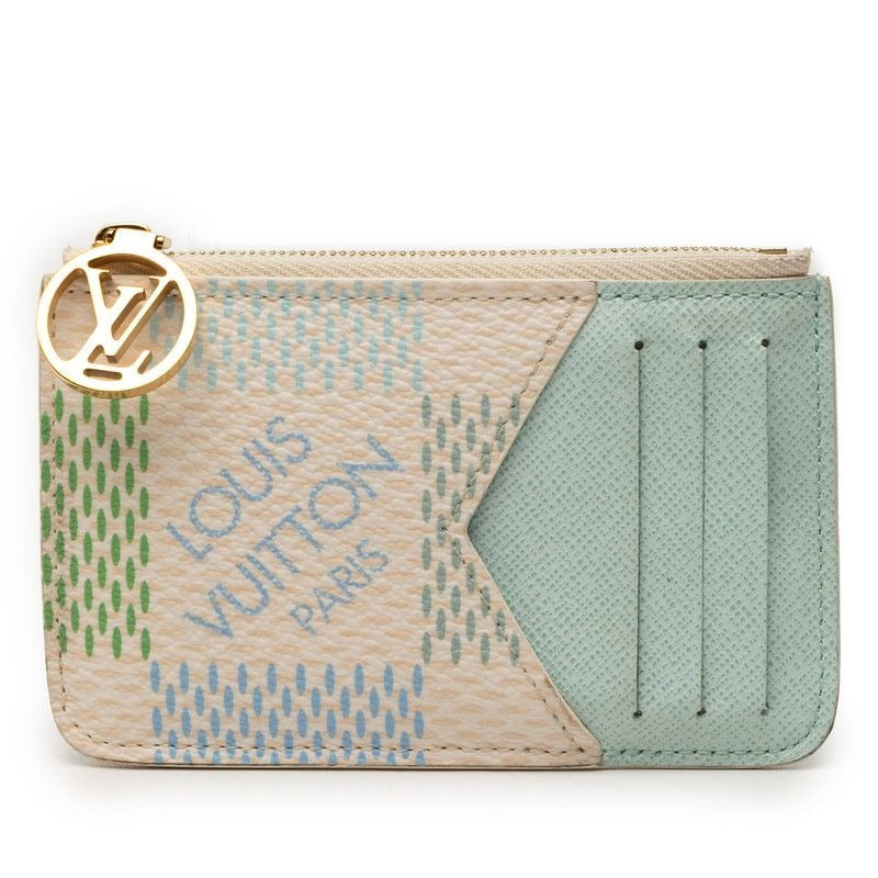 Louis Vuitton Damier Card Holder Romy Case Fragment Pistachio