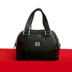 Loewe Anagram Logo Silver Hardware Stitch Leather Handbag Mini