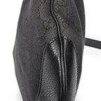 Gucci Half Moon Messenger Black GG Denim Canvas Jeans — view 7