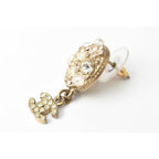 Chanel Circle Pearl Motif Logo Rhinestone — view 4