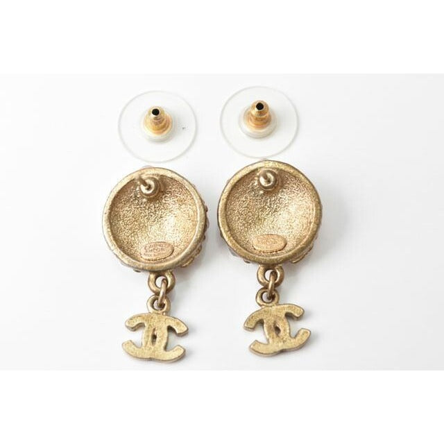Chanel Circle Pearl Motif Logo Rhinestone — view 5