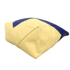 Celine Horizontal Cabas Tote Bag Cream Yellow Blue Calf Leather — view 5