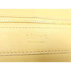 Celine Horizontal Cabas Tote Bag Cream Yellow Blue Calf Leather — view 8