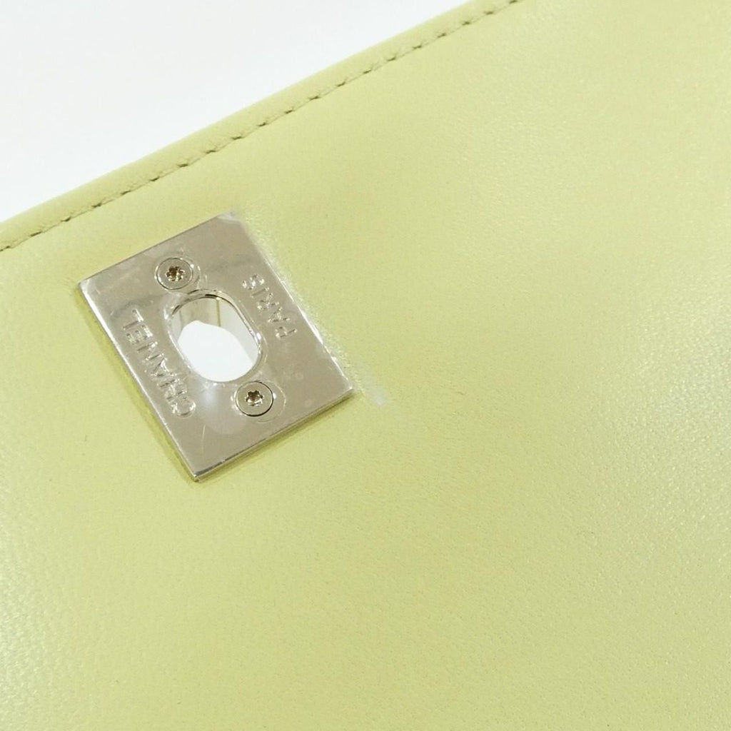 Chanel Bag Handbag Yellow — view 8