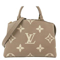 Louis Vuitton Petit Palais Tourterelle Cream Monogram Giant Bicolor 2-Way